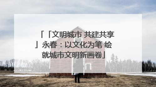 「文明城市 共建共享」永春：以文化为笔 绘就城市文明新画卷
