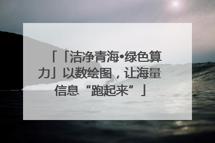 「洁净青海•绿色算力」以数绘图，让海量信息“跑起来”