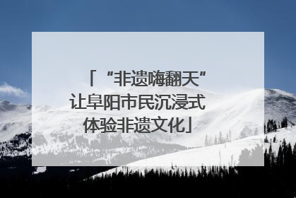 “非遗嗨翻天”让阜阳市民沉浸式体验非遗文化