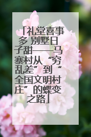 礼堂喜事多 别墅日子甜——马寨村从“穷乱差”到“全国文明村庄”的蝶变之路