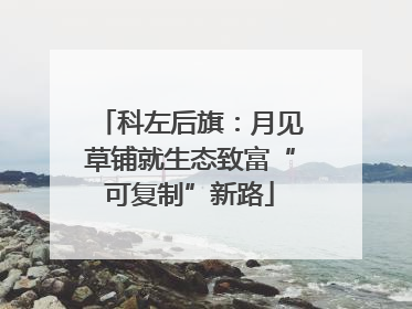 科左后旗：月见草铺就生态致富“可复制”新路
