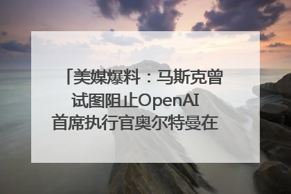 美媒爆料：马斯克曾试图阻止OpenAI首席执行官奥尔特曼在中东的AI交易