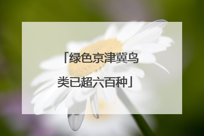 绿色京津冀鸟类已超六百种