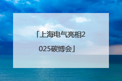 上海电气亮相2025碳博会