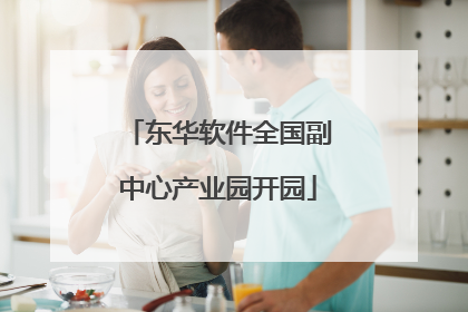 东华软件全国副中心产业园开园
