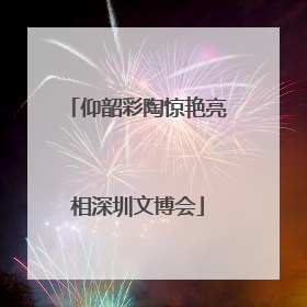 仰韶彩陶惊艳亮相深圳文博会