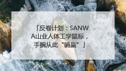 反卷计划：SANWA山业人体工学鼠标，手腕从此“躺赢”