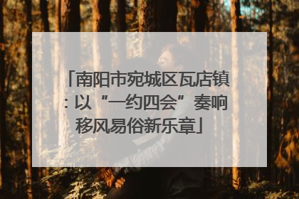 南阳市宛城区瓦店镇：以“一约四会”奏响移风易俗新乐章