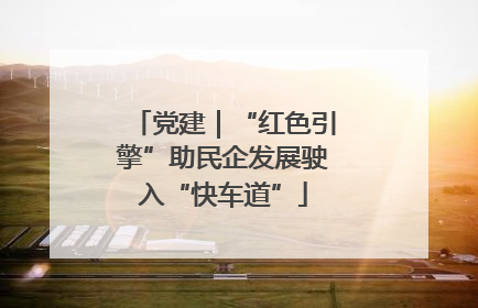 党建｜“红色引擎”助民企发展驶入“快车道”