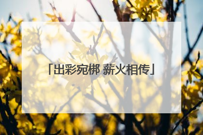 出彩宛梆 薪火相传