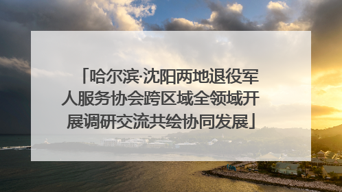 哈尔滨·沈阳两地退役军人服务协会跨区域全领域开展调研交流共绘协同发展