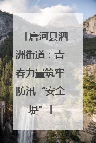 唐河县泗洲街道：青春力量筑牢防汛“安全堤”