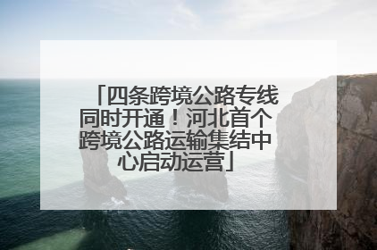 四条跨境公路专线同时开通！河北首个跨境公路运输集结中心启动运营