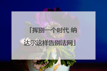挥别一个时代 纳达尔这样告别法网