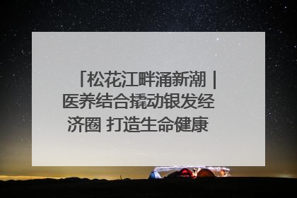 松花江畔涌新潮｜医养结合撬动银发经济圈 打造生命健康产业新样本