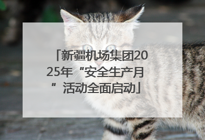 新疆机场集团2025年“安全生产月”活动全面启动