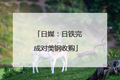 日媒：日铁完成对美钢收购