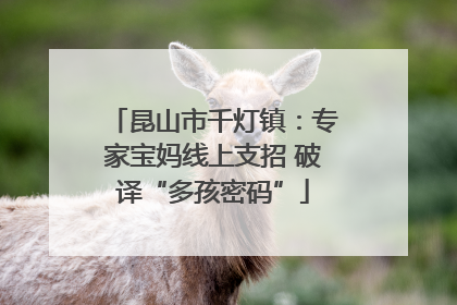 昆山市千灯镇：专家宝妈线上支招 破译“多孩密码”