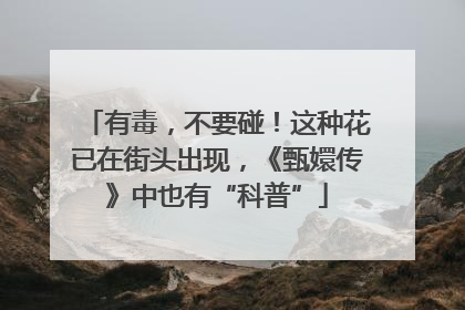 有毒，不要碰！这种花已在街头出现，《甄嬛传》中也有“科普”