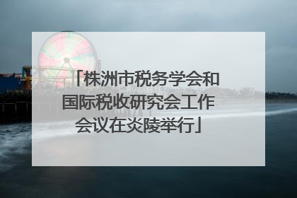 株洲市税务学会和国际税收研究会工作会议在炎陵举行