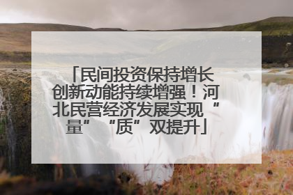 民间投资保持增长 创新动能持续增强！河北民营经济发展实现“量”“质”双提升