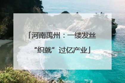 河南禹州：一缕发丝“织就”过亿产业