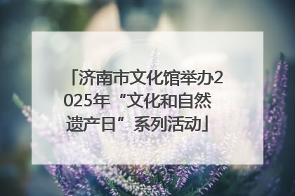 济南市文化馆举办2025年“文化和自然遗产日”系列活动
