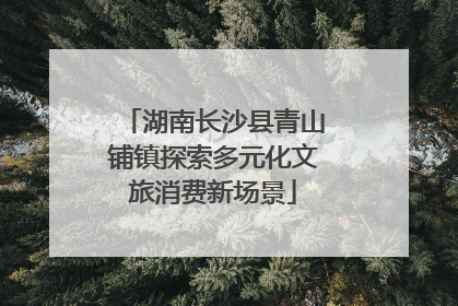湖南长沙县青山铺镇探索多元化文旅消费新场景