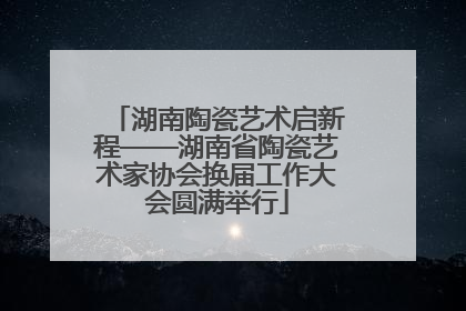 湖南陶瓷艺术启新程——湖南省陶瓷艺术家协会换届工作大会圆满举行
