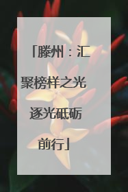 滕州：汇聚榜样之光 逐光砥砺前行