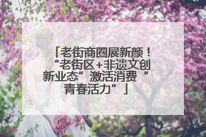老街商圈展新颜！“老街区+非遗文创新业态”激活消费“青春活力”