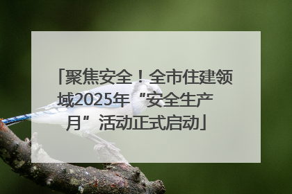 聚焦安全！全市住建领域2025年“安全生产月”活动正式启动