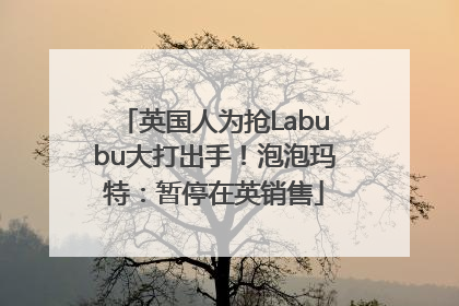 英国人为抢Labubu大打出手！泡泡玛特：暂停在英销售