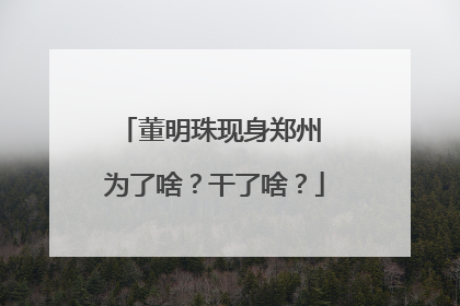 董明珠现身郑州 为了啥？干了啥？