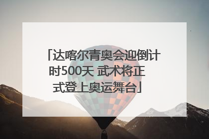 达喀尔青奥会迎倒计时500天 武术将正式登上奥运舞台