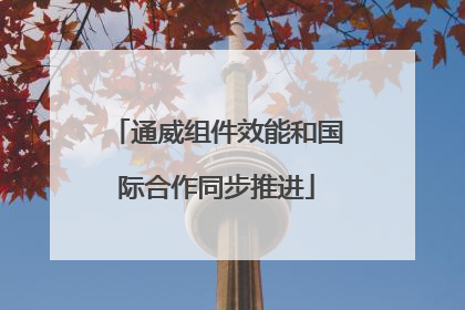 通威组件效能和国际合作同步推进