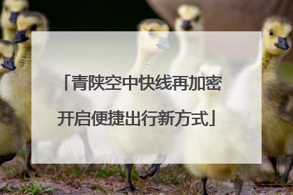 青陕空中快线再加密 开启便捷出行新方式