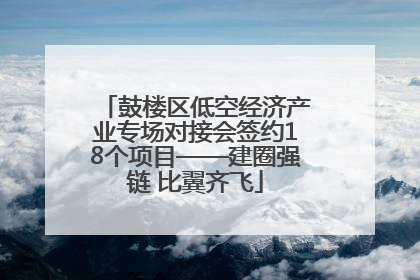 鼓楼区低空经济产业专场对接会签约18个项目——建圈强链 比翼齐飞