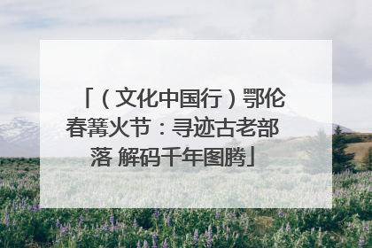 （文化中国行）鄂伦春篝火节：寻迹古老部落 解码千年图腾