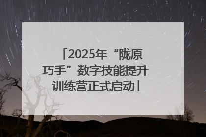 2025年“陇原巧手”数字技能提升训练营正式启动