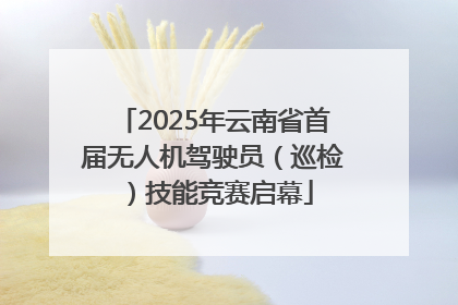 2025年云南省首届无人机驾驶员（巡检）技能竞赛启幕