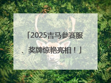 2025吉马参赛服、奖牌惊艳亮相！