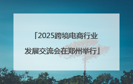 2025跨境电商行业发展交流会在郑州举行