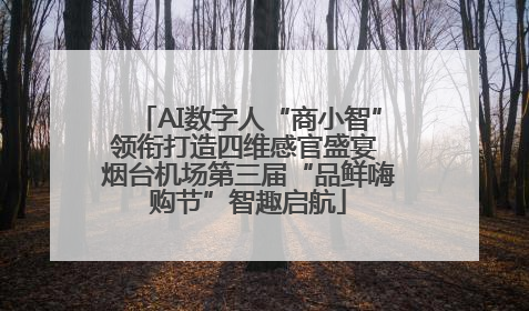 AI数字人“商小智”领衔打造四维感官盛宴 烟台机场第三届“品鲜嗨购节”智趣启航